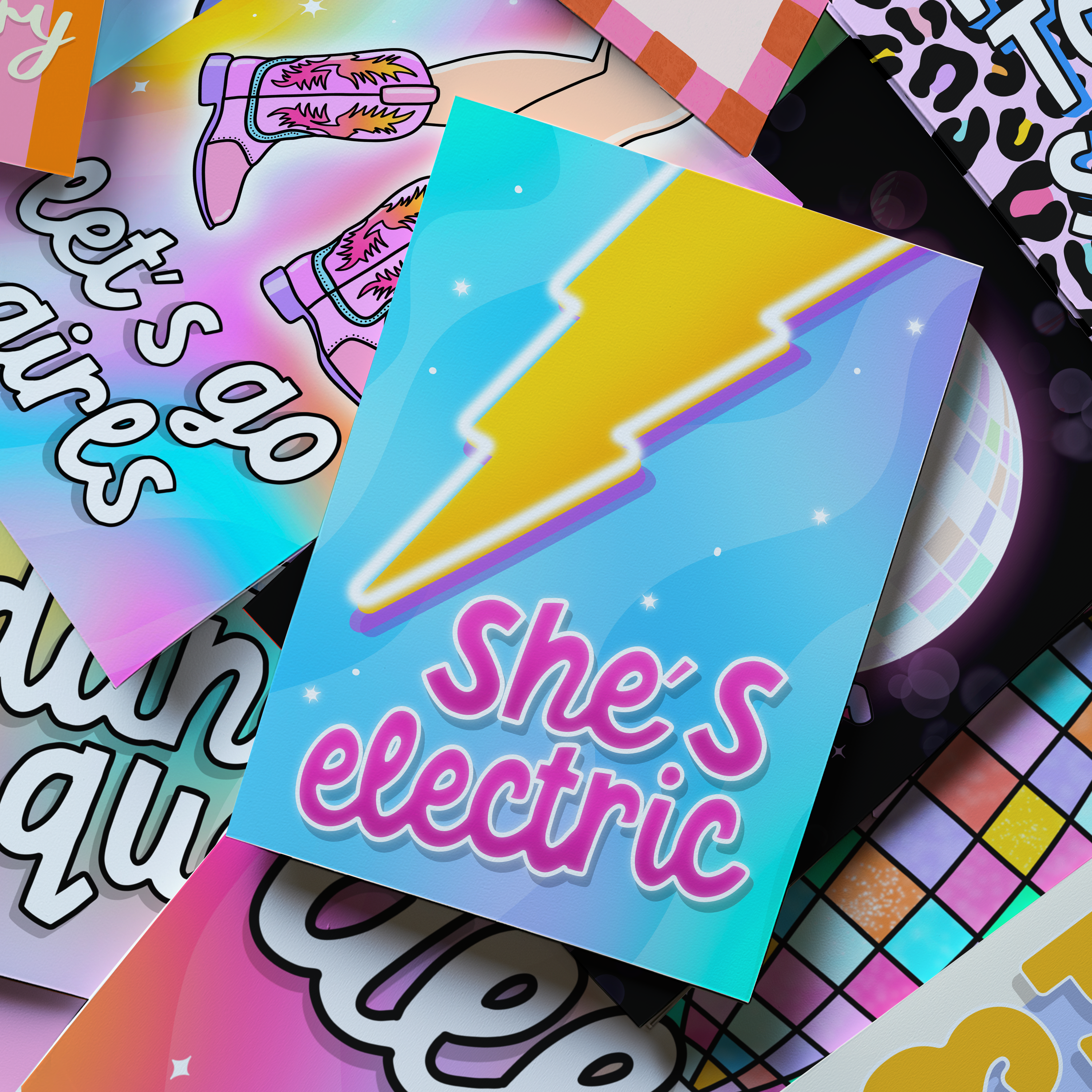 She's Electric Print
