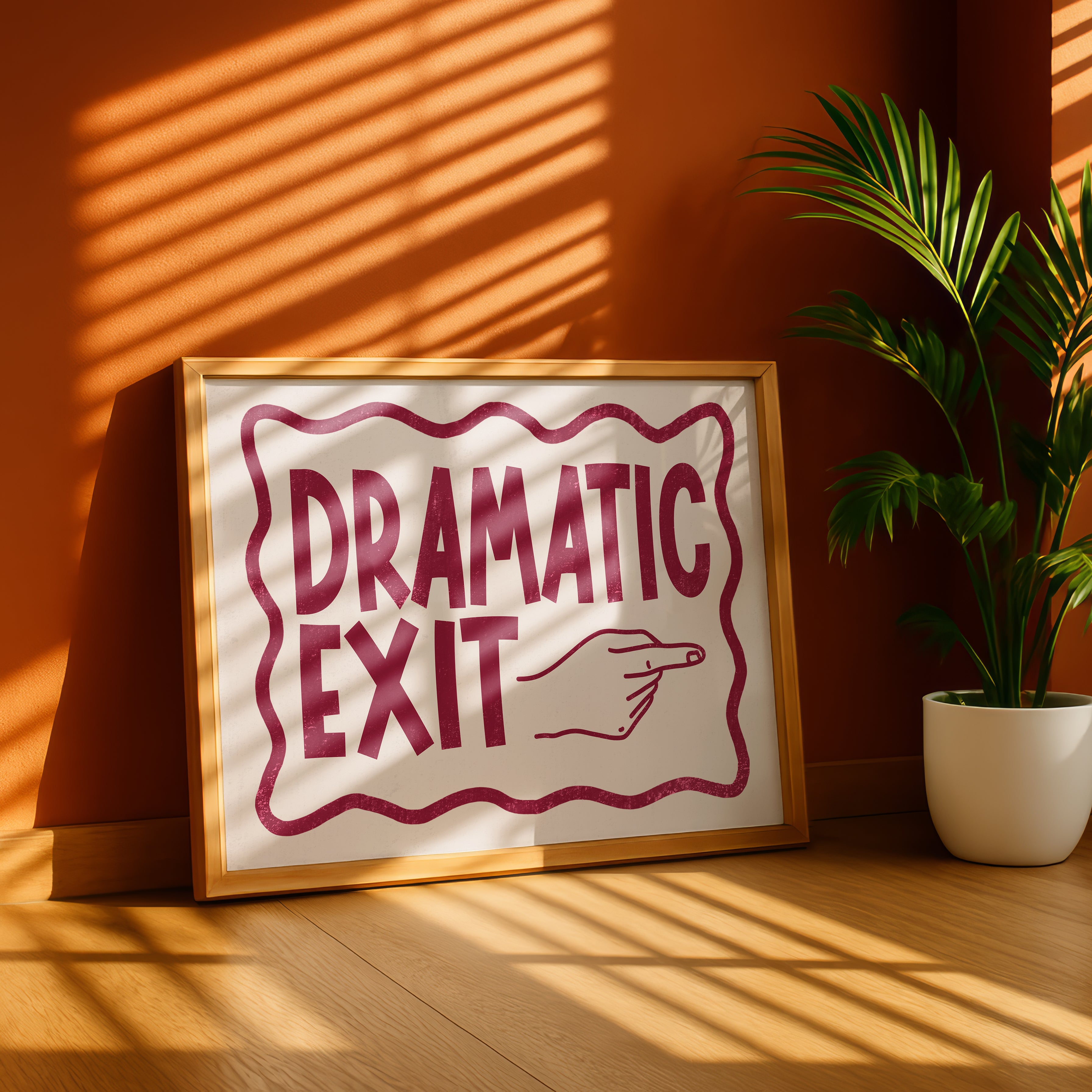 Dramatic Exit Art Print
