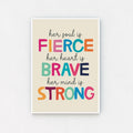 "Empowering framed print: Full quote in stylish fonts, perfect for adding positivity to your space."