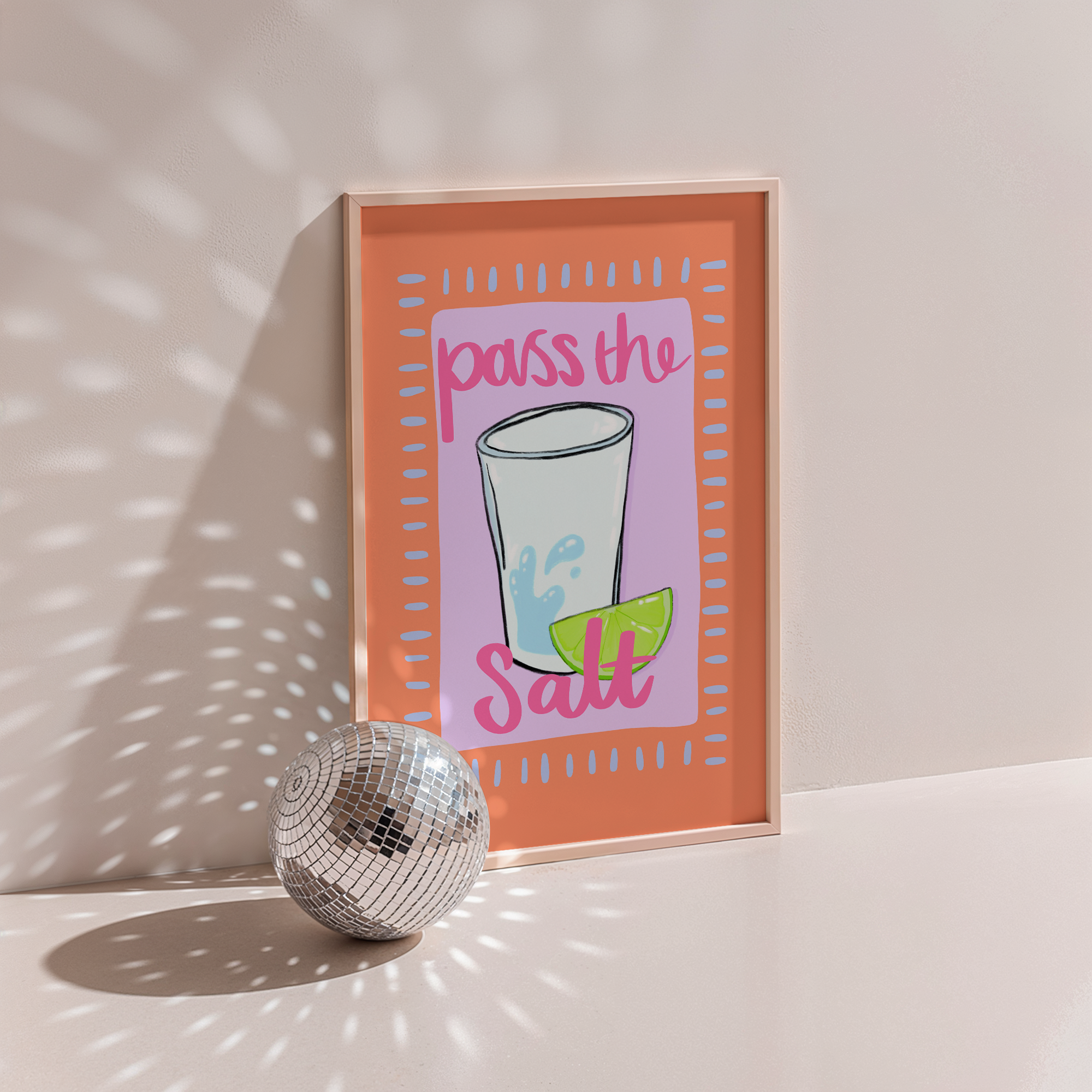Pass the Salt – Tequila Shot Print