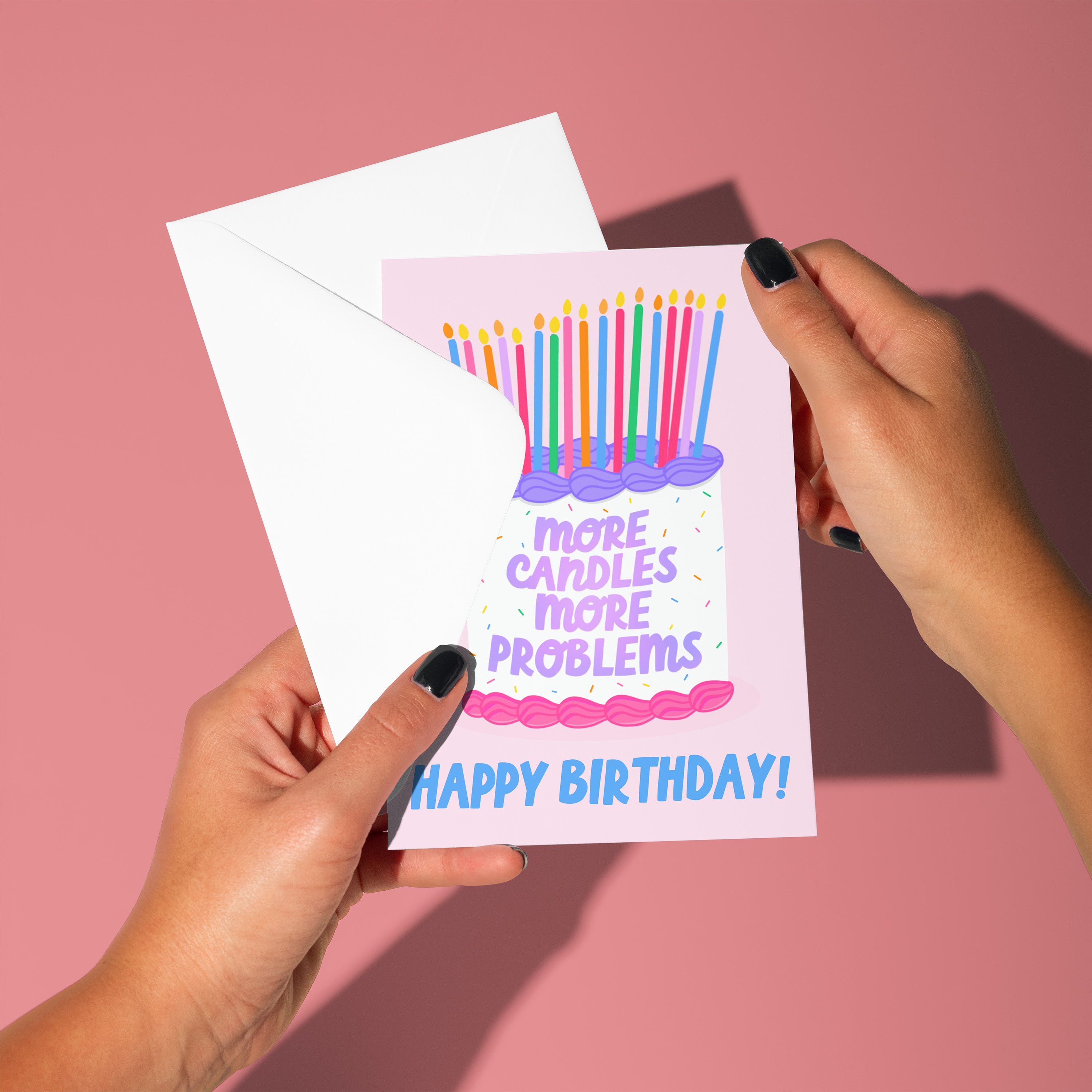 More Candles More Problems Birthday Card
