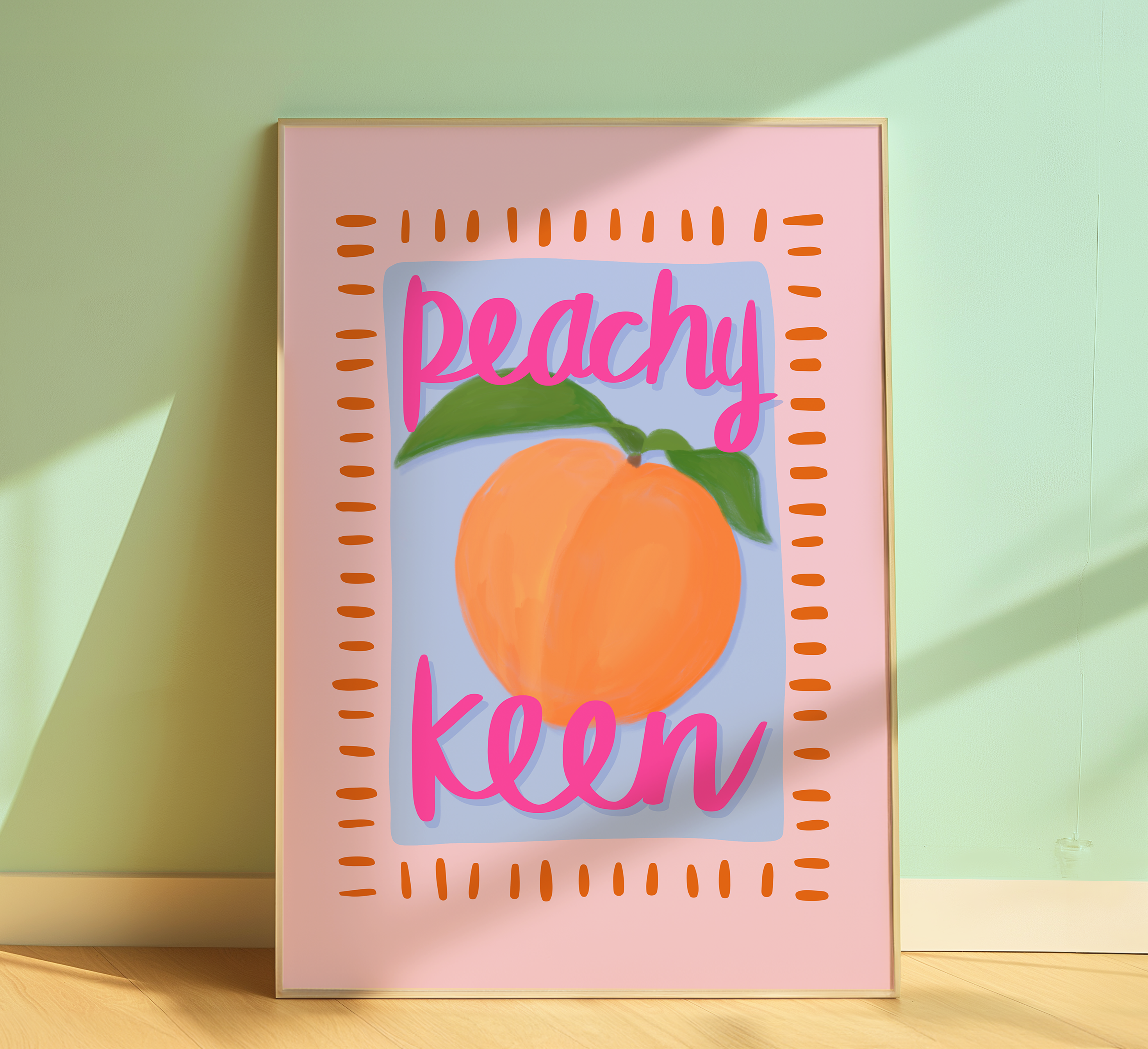 Peachy Keen Print