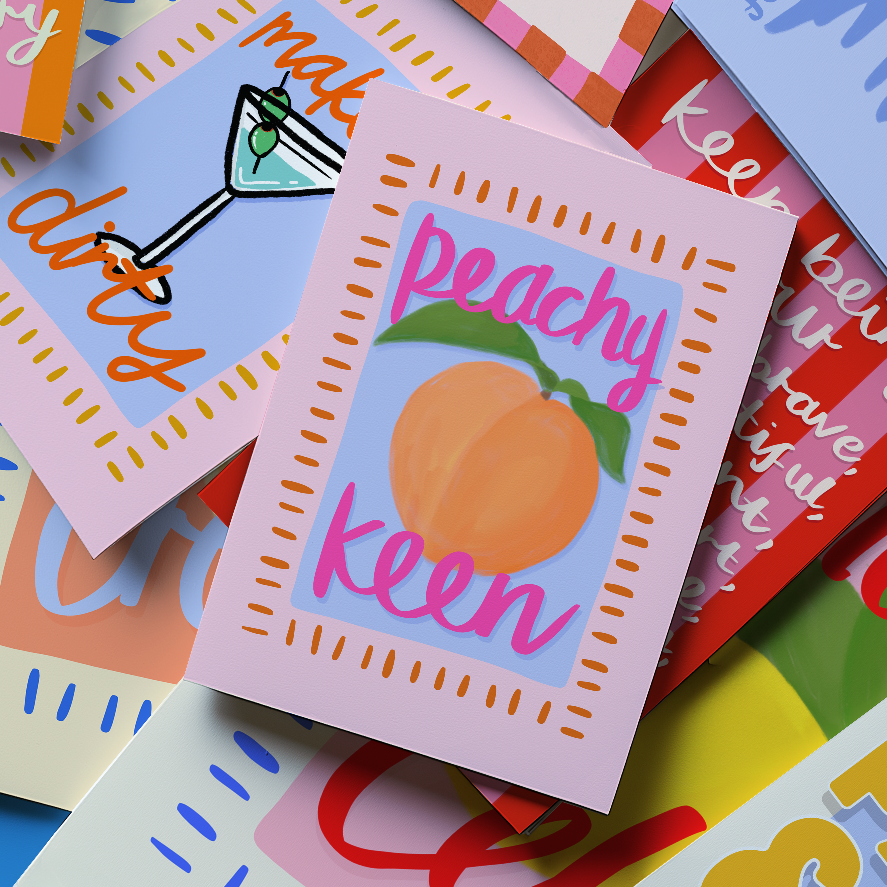 Peachy Keen Print