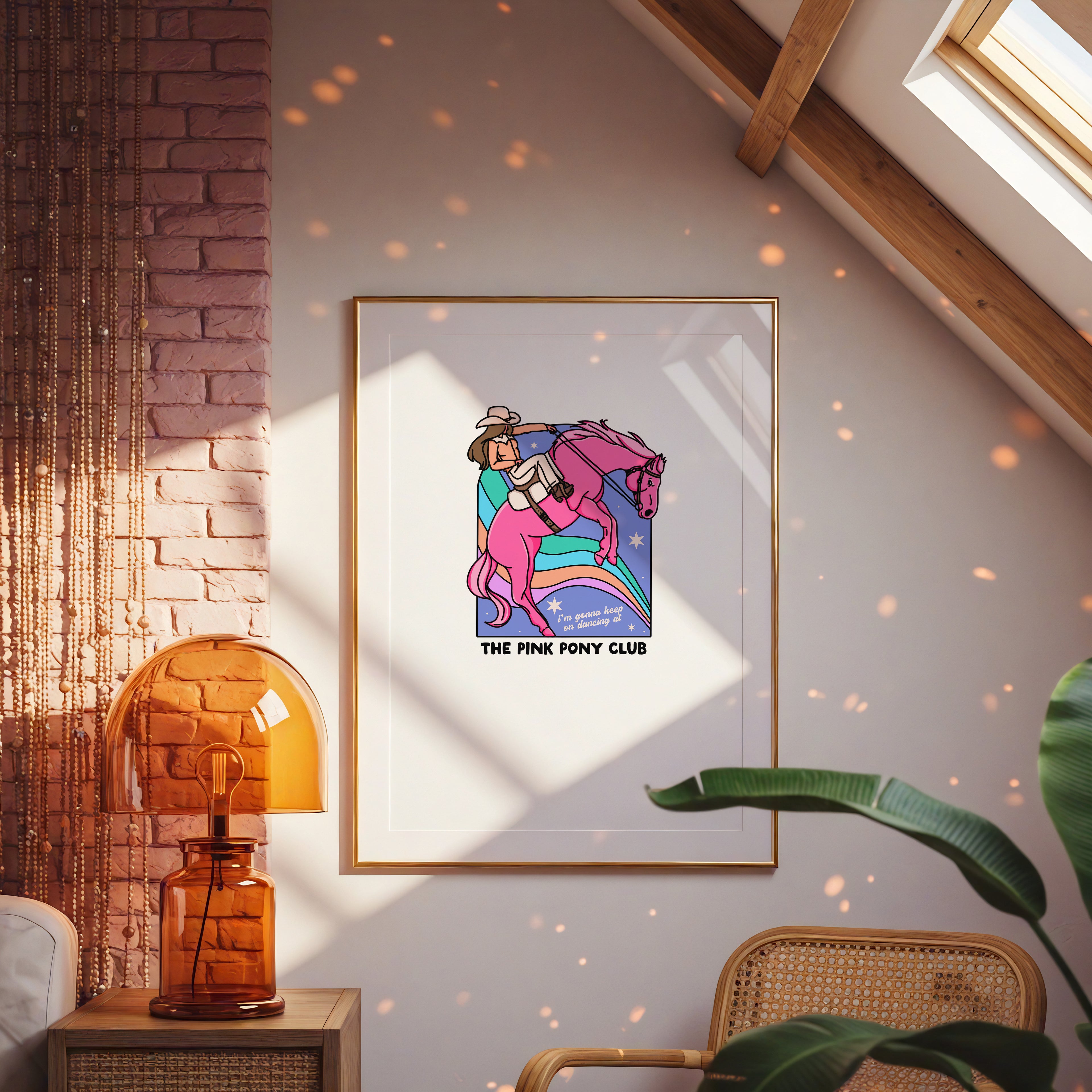 Pink Pony Club Art Print