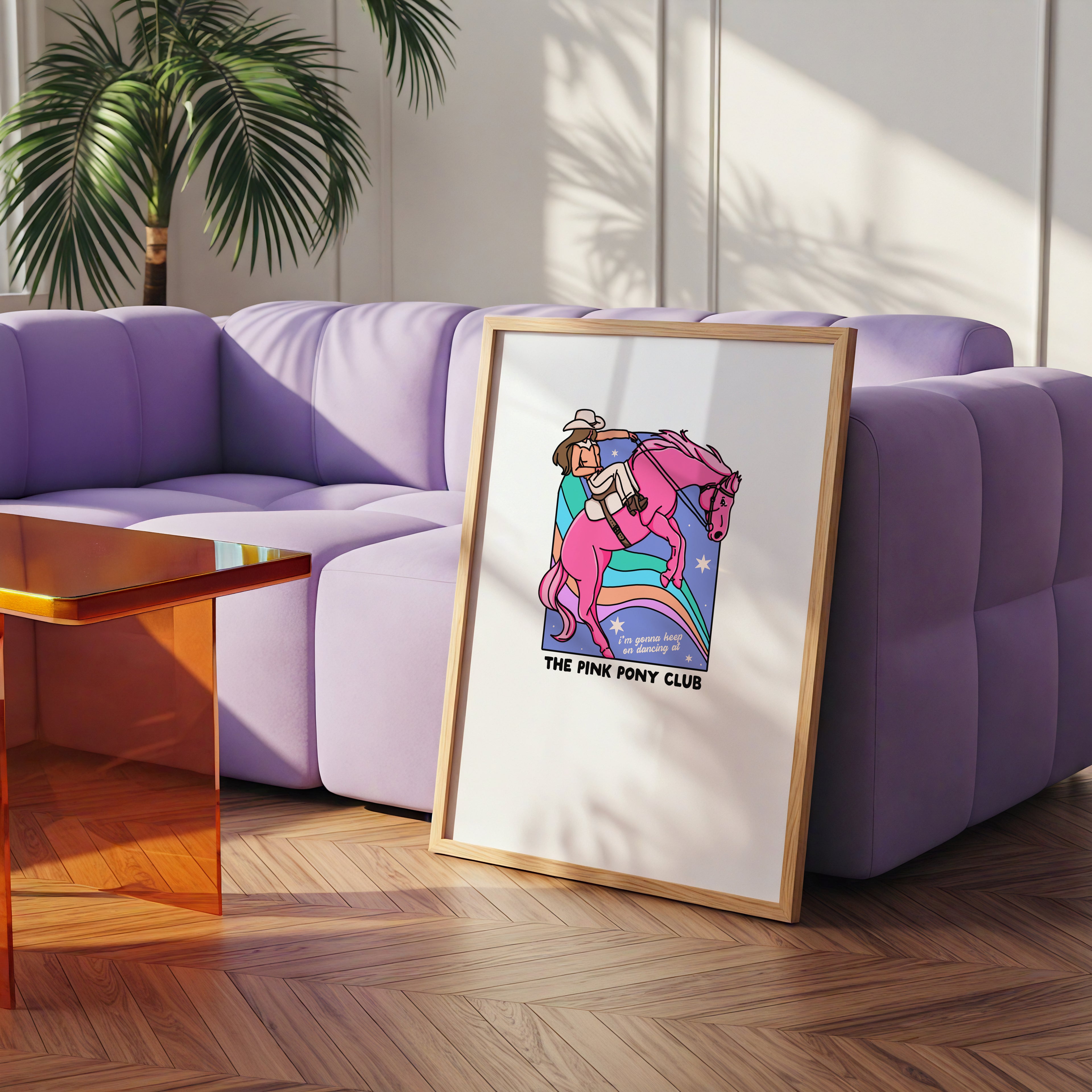 Pink Pony Club Art Print