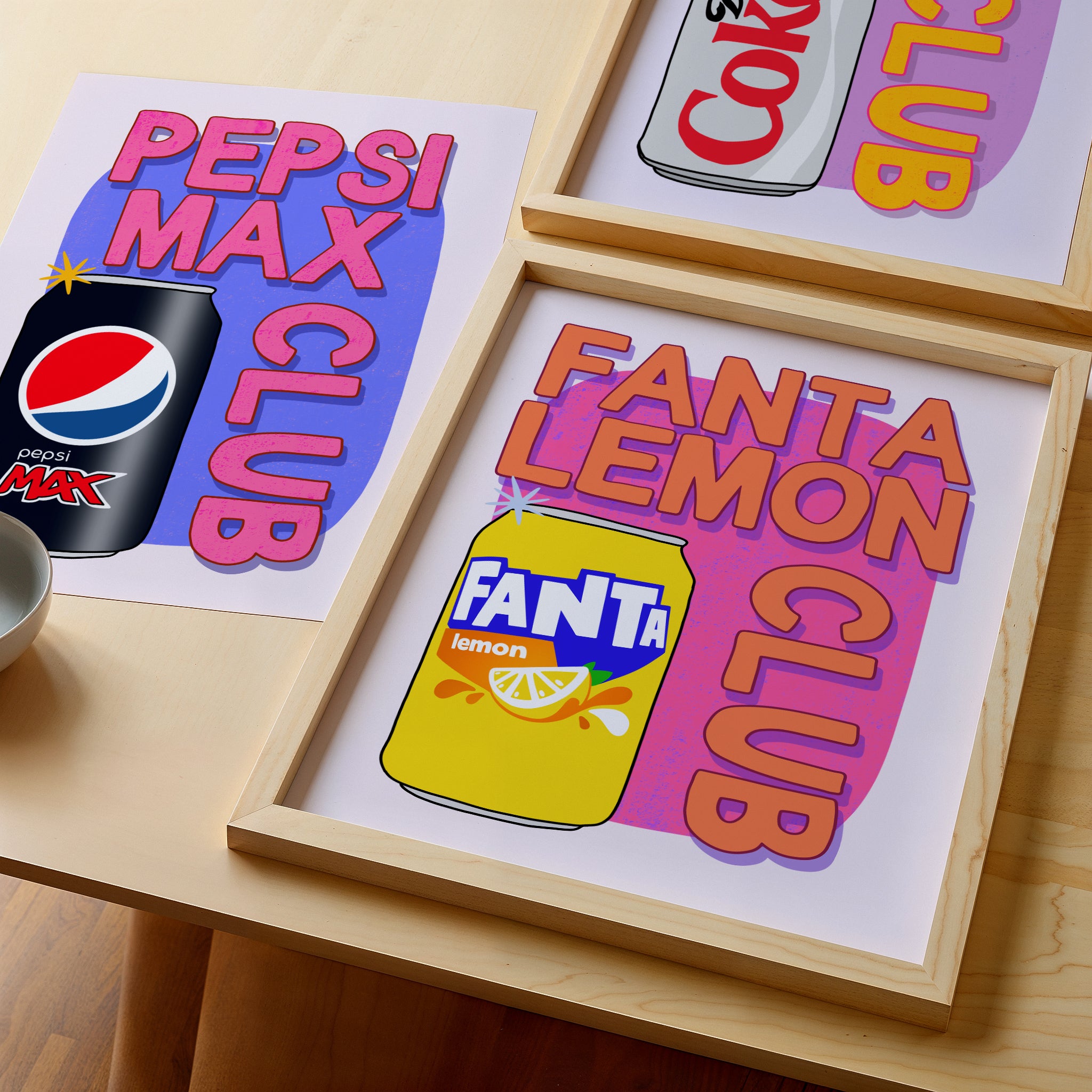 Fanta Lemon Club Print