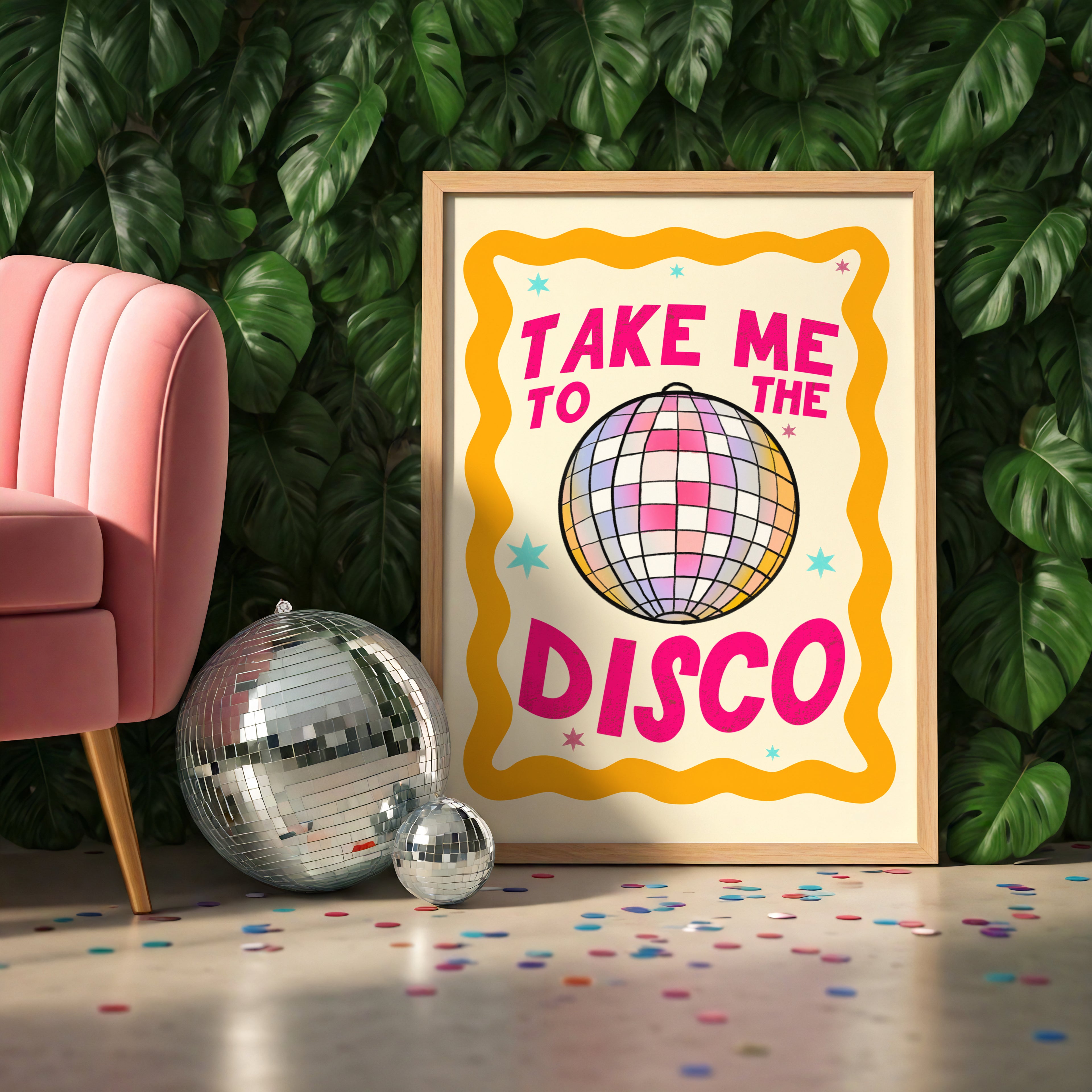 Take Me to the Disco Print