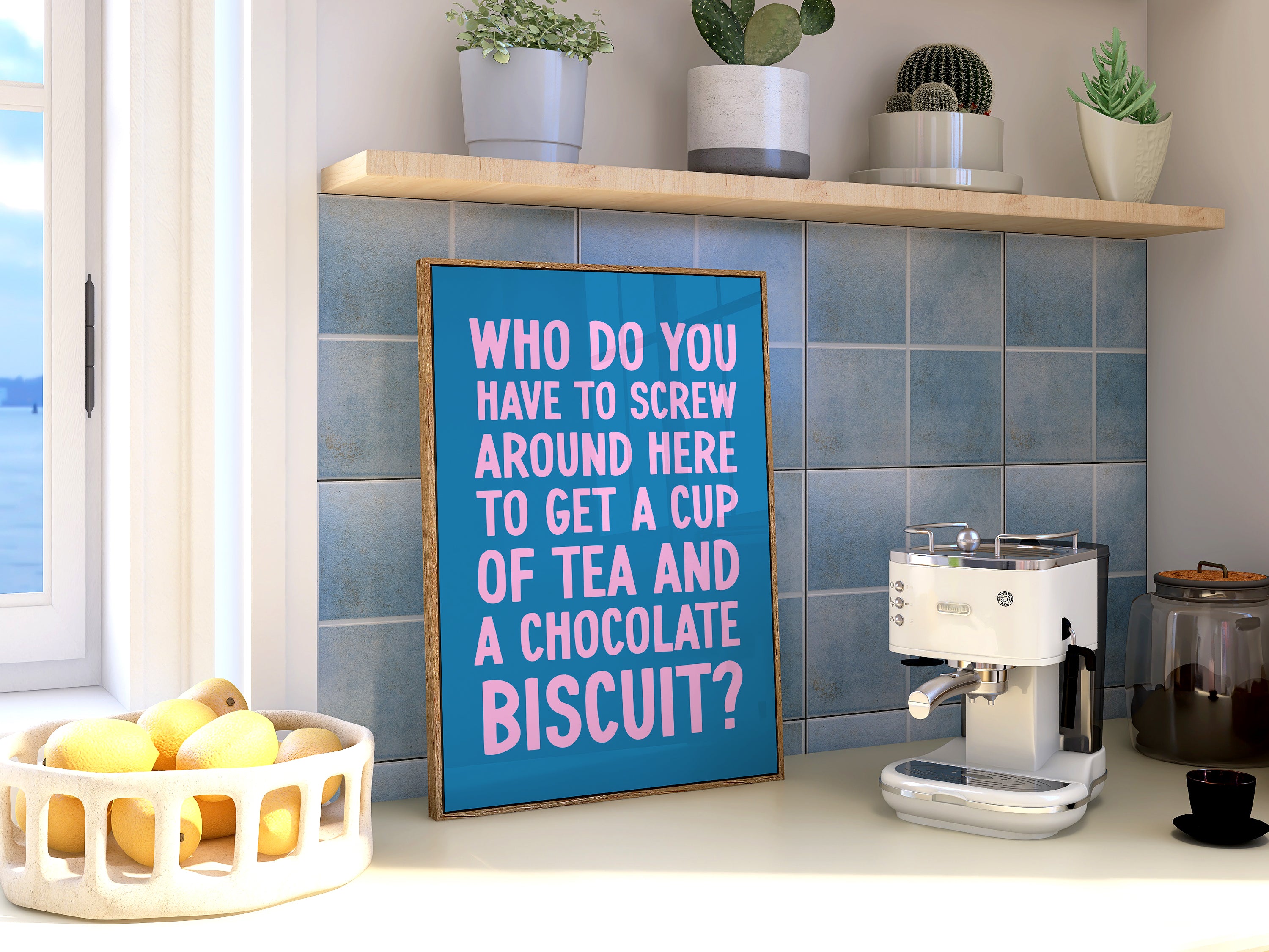 Who Do you Have to Screw Around Here- Love Actually Print