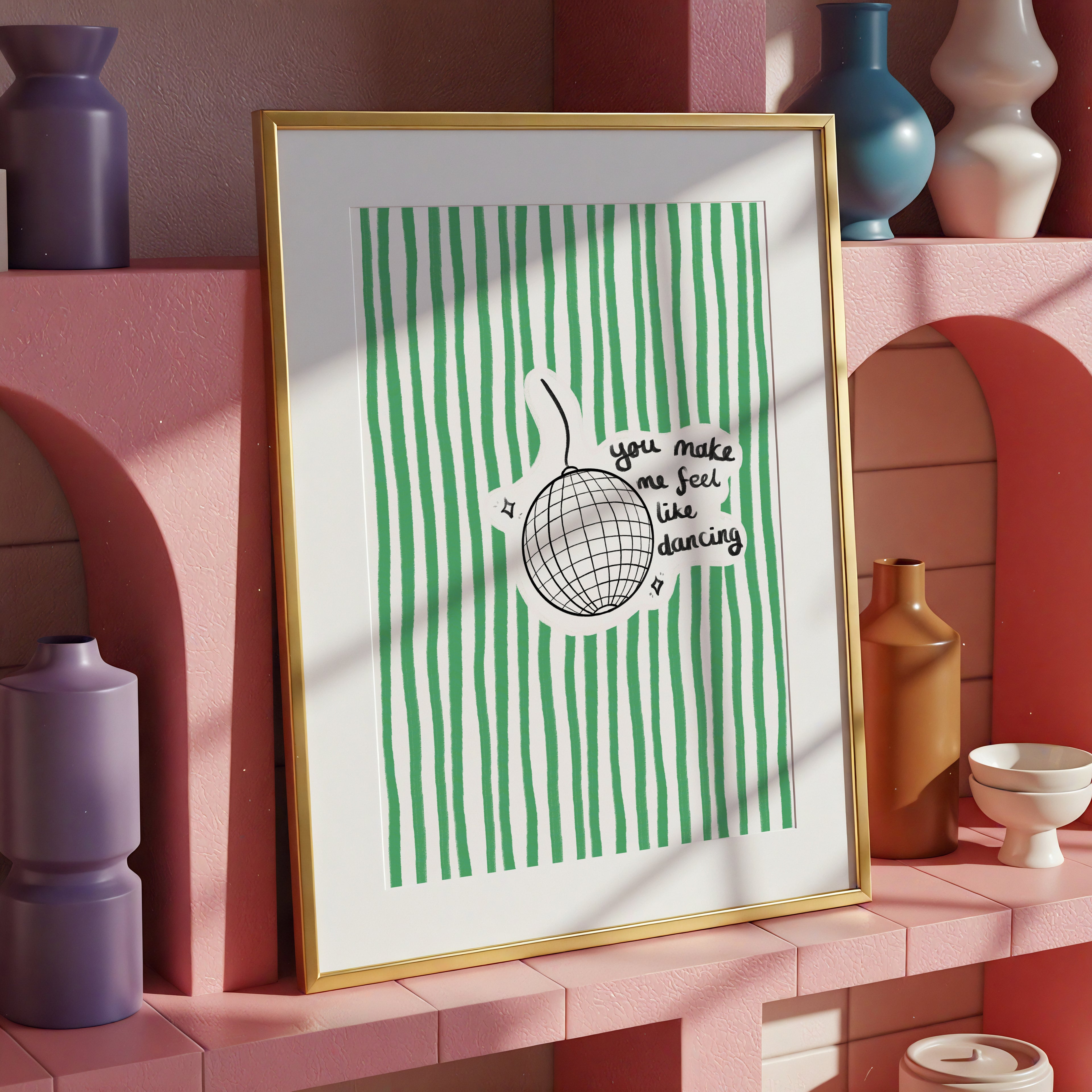 You Make Me Feel Like Dancing – Music Quote Print