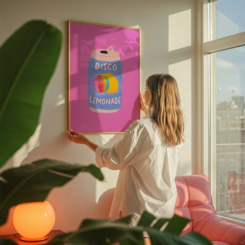 Disco Lemonade – Colourful Wall Art Print