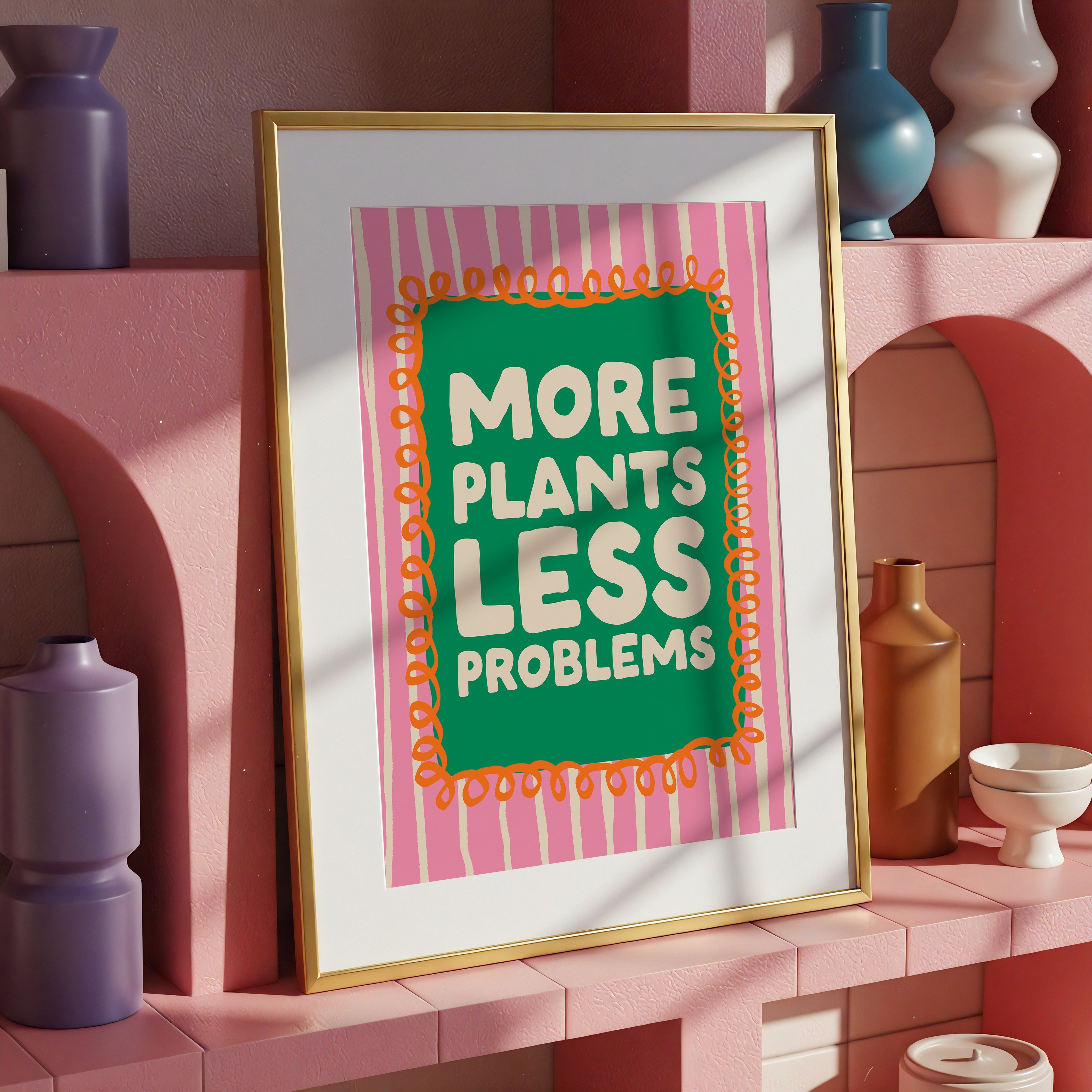 More Plants Less Problems Print