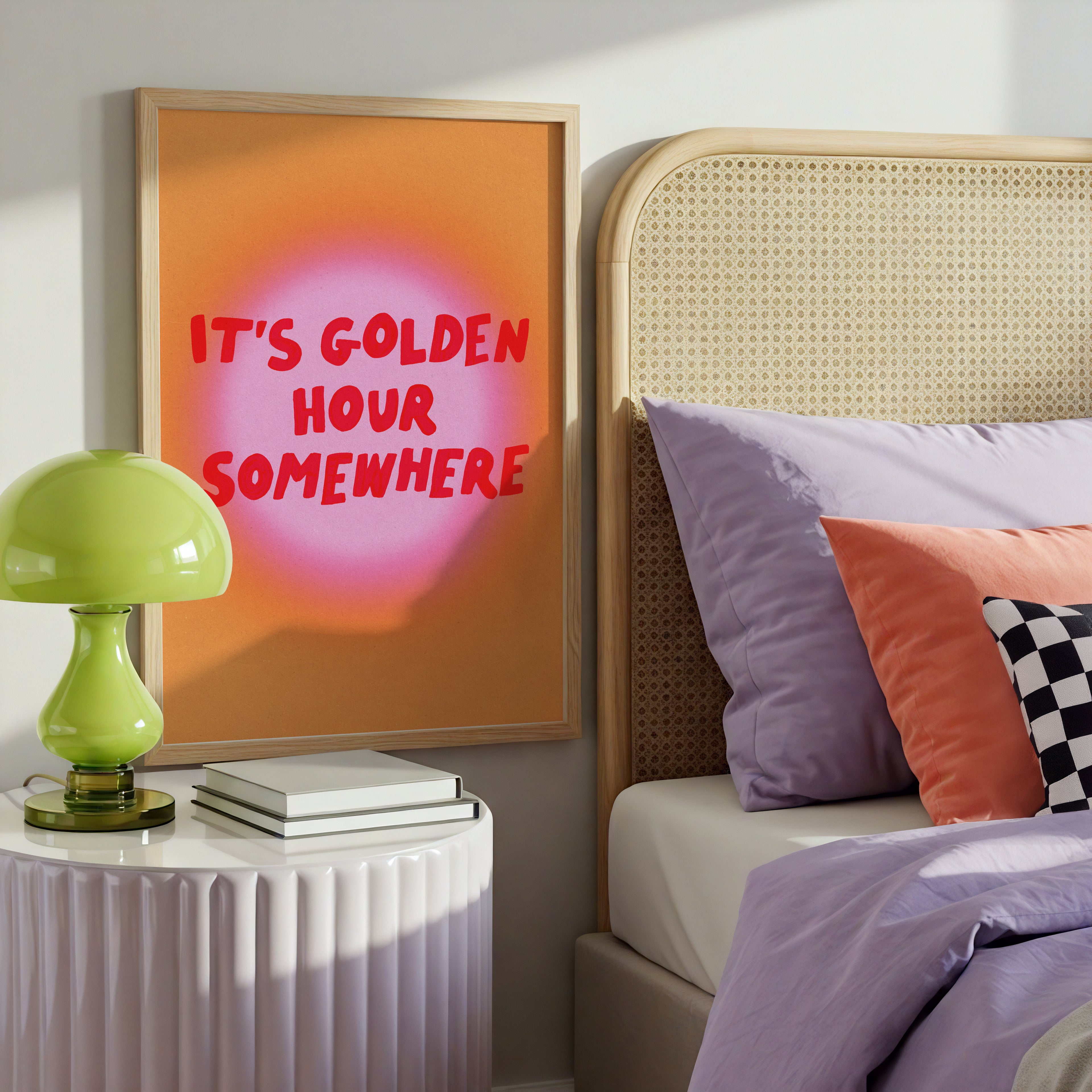 It’s Golden Hour Somewhere Print
