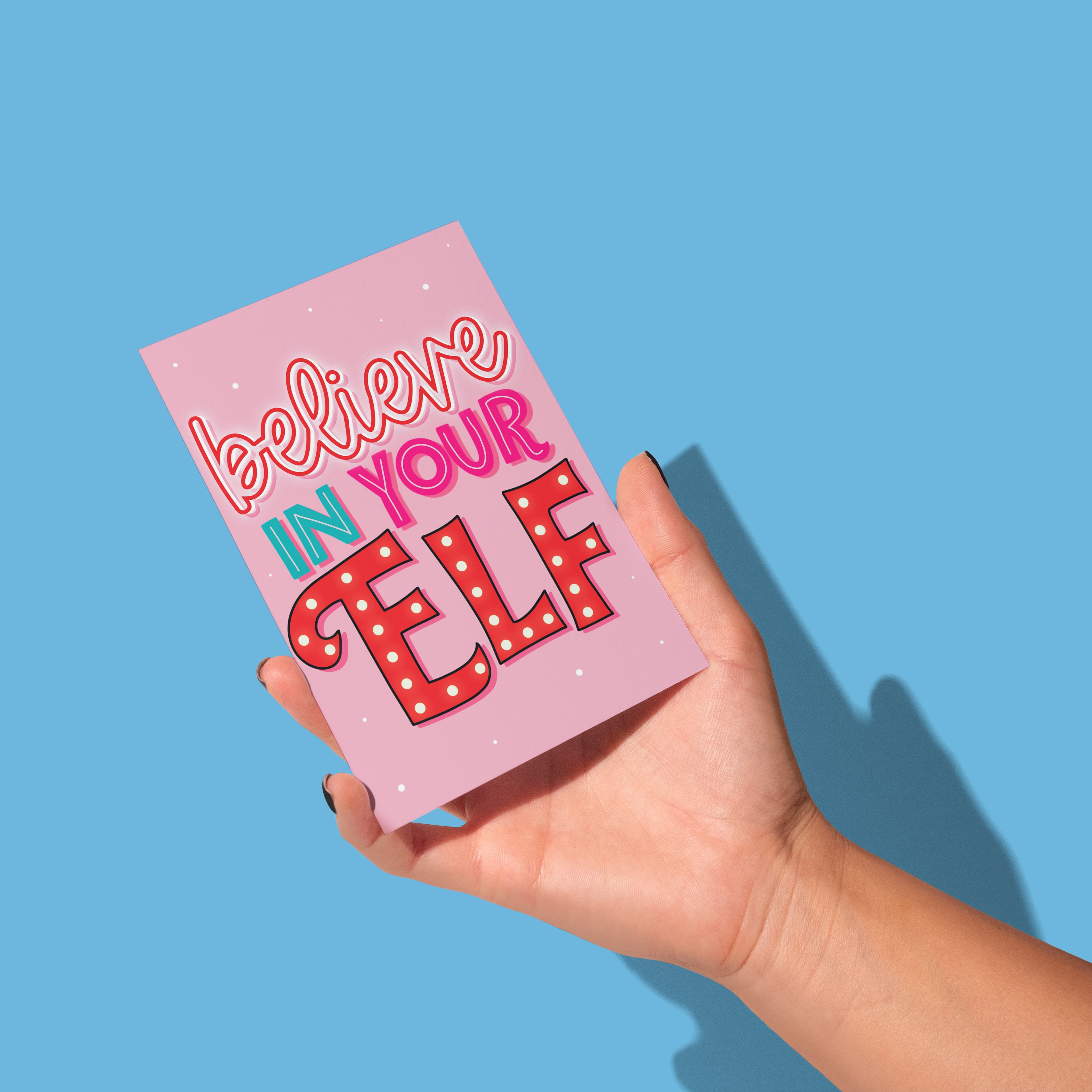 Believe in Your Elf Christmas Card